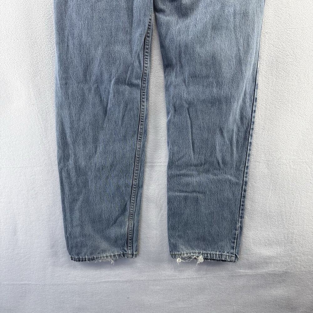 Vintage Levis Jeans Fits 36x36 Blue 550 Relaxed Canada Made 2000s Y2K Red Tab - Picture 10 of 16